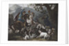 The Wild Boar Hunting in Poland, 1830s by Anonymous