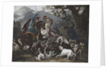 The Wild Boar Hunting in Poland, 1830s by Anonymous