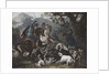 The Wild Boar Hunting in Poland, 1830s by Anonymous