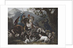The Wild Boar Hunting in Poland, 1830s by Anonymous