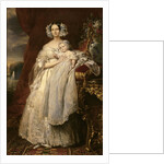 Portrait of Helene of Mecklenburg-Schwerin, Duchess of Orleans with her son the Count of Paris by Anonymous