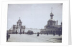 The Red Gates and the Church of Three Holy Hierarchs in Moscow, 1900s-1910s by Anonymous