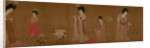 Court Ladies Wearing Flowered Headdresses, 8th century by Anonymous