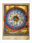 Cosmos, Body, and Soul. (Vision from Liber Divinorum Operum), ca 1220-1230 by Anonymous