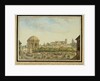 The little court in Mainz with the Sebastian chapel and the ruin of the Jesuit Church, 1824 by Anonymous