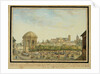 The little court in Mainz with the Sebastian chapel and the ruin of the Jesuit Church, 1824 by Anonymous