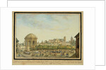The little court in Mainz with the Sebastian chapel and the ruin of the Jesuit Church, 1824 by Anonymous