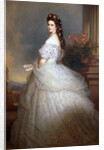 Empress Elisabeth of Austria with Diamond stars in her hair, 1865 by Anonymous