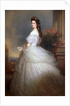 Empress Elisabeth of Austria with Diamond stars in her hair, 1865 by Anonymous