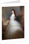 Empress Elisabeth of Austria with Diamond stars in her hair, 1865 by Anonymous
