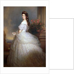 Empress Elisabeth of Austria with Diamond stars in her hair, 1865 by Anonymous