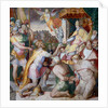 Emperor Otto I brings the Church treasury to Pope John XII. back, ca 1563 by Anonymous