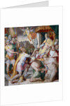 Emperor Otto I brings the Church treasury to Pope John XII. back, ca 1563 by Anonymous