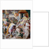 Emperor Otto I brings the Church treasury to Pope John XII. back, ca 1563 by Anonymous