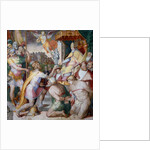 Emperor Otto I brings the Church treasury to Pope John XII. back, ca 1563 by Anonymous