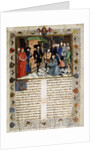 Jean Wauquelin presenting his Chroniques de Hainaut to Philip the Good, 1447 by Anonymous