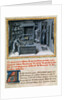 The translator reading the Latin text in the library, ca 1460 by Anonymous