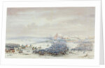 Murats Cavalry Charge at Eylau by Anonymous