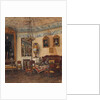 Interior in the Kamenka Estate of the Podolia Governorate, 1913 by Anonymous