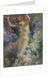 Among the roses (Parmi les roses), 1917 by Anonymous
