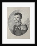 Portrait of the poet Fyodor Nikolayevich Glinka, 1821 by Anonymous