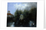Pond in the Estate Garden, 1843 by Anonymous