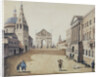 View of the Strastnaya Square in Moscow, Early 1800s by Anonymous