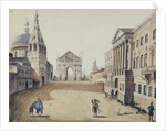 View of the Strastnaya Square in Moscow, Early 1800s by Anonymous