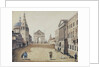 View of the Strastnaya Square in Moscow, Early 1800s by Anonymous