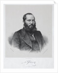Portrait of the poet Afanasy Fet by Anonymous