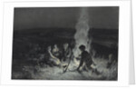 The Night Watch. Illustration for Sketches from a Hunters Album by I. Turgenev, 1883-1884 by Anonymous