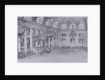 Interior of the Ballroom of the Assembly of the Nobility in Moscow, 1840s by Anonymous