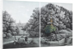 View of the Shablykino Estate, 1856 by Anonymous