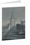 View of the ruins caused by a bomb explosion in the Moscow Kremlin during the retreat of the French by Anonymous