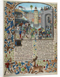 The Battle of Caen in 1346 by Anonymous