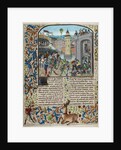 The Battle of Caen in 1346 by Anonymous