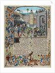 The Battle of Caen in 1346 by Anonymous