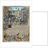 The Battle of Caen in 1346 by Anonymous