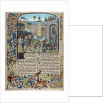 The Battle of Caen in 1346 by Anonymous