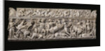Sarcophagus with battle scenes between the Greeks and the Amazons, 2nd cen. AD by Anonymous