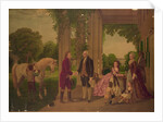 George Washington welcoming Marquis de Lafayette to his home at Mount Vernon, ca 1873-1875 by Anonymous