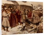 Falconers at the Amusement court of Moscow in the 17th Century, 1902 by Anonymous