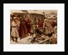 Falconers at the Amusement court of Moscow in the 17th Century, 1902 by Anonymous