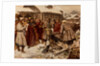 Falconers at the Amusement court of Moscow in the 17th Century, 1902 by Anonymous