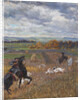Illustration for poem Hunting with hounds by Nikolay Nekrasov, Early 20th cen by Anonymous