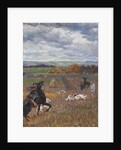 Illustration for poem Hunting with hounds by Nikolay Nekrasov, Early 20th cen by Anonymous