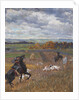 Illustration for poem Hunting with hounds by Nikolay Nekrasov, Early 20th cen by Anonymous