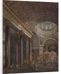 Interior view of the Kazan Cathedral in St. Petersburg, 1850s by Anonymous