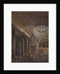 Interior view of the Kazan Cathedral in St. Petersburg, 1850s by Anonymous