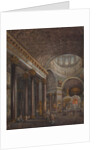 Interior view of the Kazan Cathedral in St. Petersburg, 1850s by Anonymous